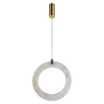 Подвесной светильник в форме кольца Cryptocrystalline Stone варинант исполнения - 7 | Loft Concept в Саратове