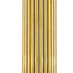 Подвесной светильник золотой в форме цилиндра из тонких металлических трубок  Long Tubular Lampshade варинант исполнения - 1 | Loft Concept в Саратове