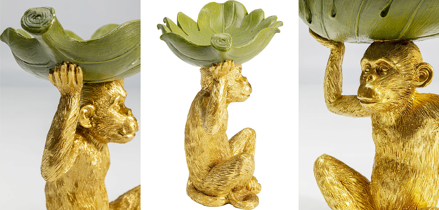 Конфетница Golden Monkey holding a leaf Конфетница Golden Monkey holding a leaf - Loft-Concept в Саратове
