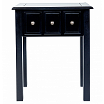 Черная тумба с выдвижным ящиком Monica варинант исполнения - 1 | Loft Concept в Саратове