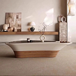 Журнальный столик фигурный со стеклянной столешницей Table Drop варинант исполнения - 3 | Loft Concept в Саратове