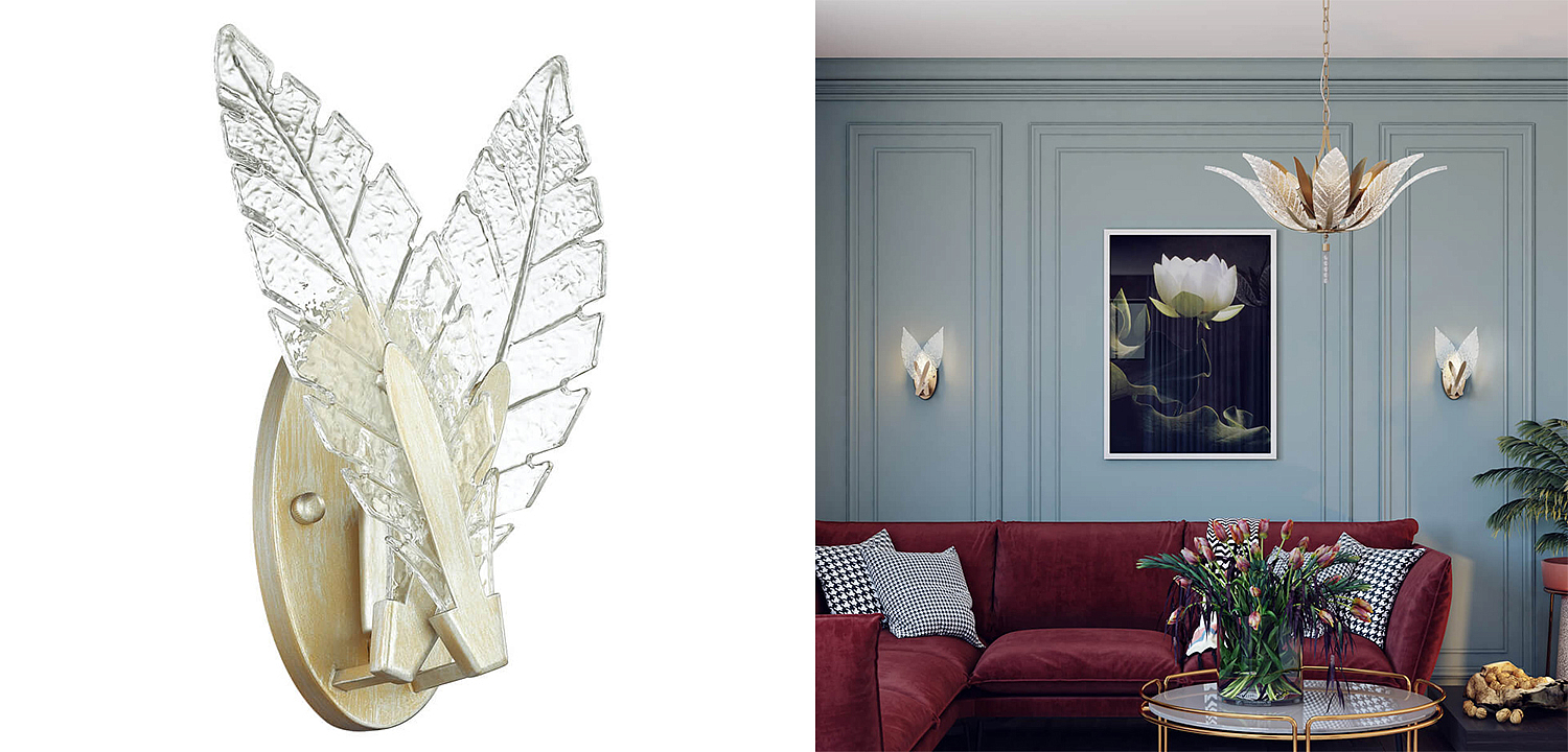 Бра Glass Petals Sconce Бра Glass Petals Sconce - Loft-Concept в Саратове