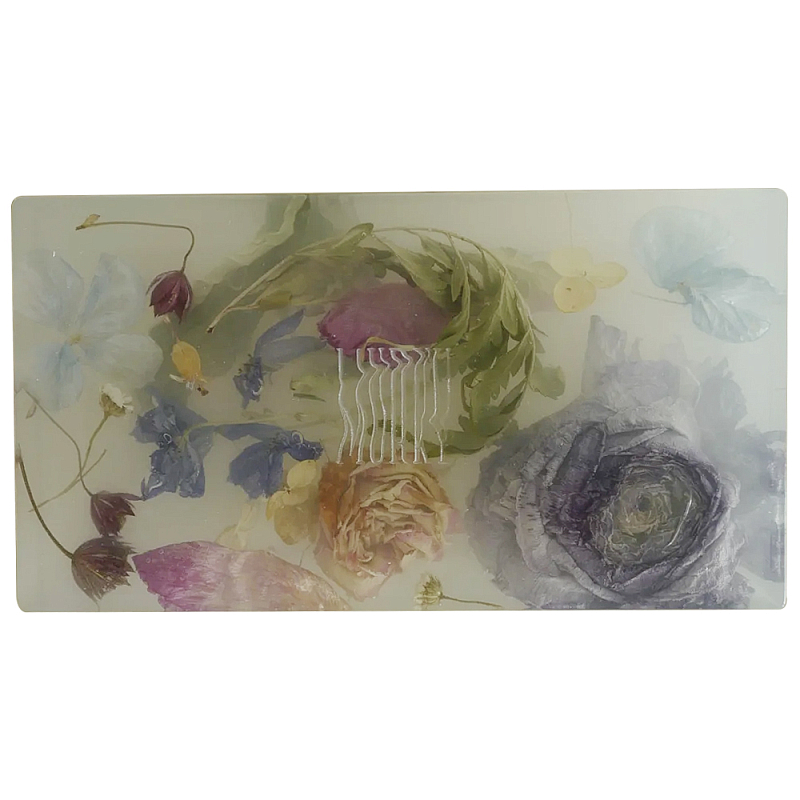 Шкатулка из эпоксидной смолы с цветами белая Epoxy Resin Rectangular Box White Белый Мульти Шкатулка из эпоксидной смолы с цветами белая Epoxy Resin Rectangular Box White Белый Мульти в Саратове | Loft Concept
