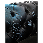 Кресло "Баския и Уорхол" Basquiat Warhol graffiti chair натуральная кожа варинант исполнения - 8 | Loft Concept в Саратове