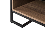 Стеллаж под TV в стиле лофт с открытыми полками и ящиками Urban Style Space варинант исполнения - 4 | Loft Concept в Саратове