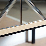 ТВ-тумба с зеркальным декором Serena TV-Stand варинант исполнения - 3 | Loft Concept в Саратове