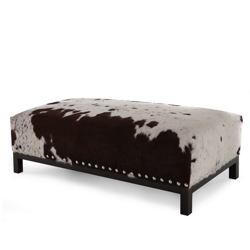 Банкетка Cowhide Bench Коричневый в Саратове | Loft Concept 