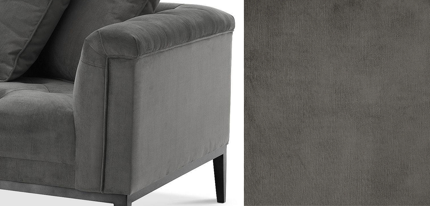 Кушетка Eichholtz Lounge Sofa Cesare Right grey Кушетка Eichholtz Lounge Sofa Cesare Right grey - Loft-Concept в Саратове