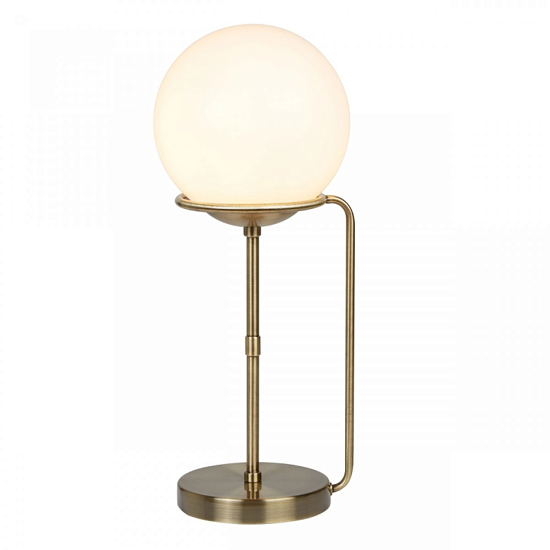 Настольная лампа Melissa Table Lamp Латунь Молочный Настольная лампа Melissa Table Lamp Латунь Молочный в Саратове | Loft Concept