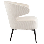 Современное мягкое кресло на металлических ножках Rakush Milk варинант исполнения - 5 | Loft Concept в Саратове