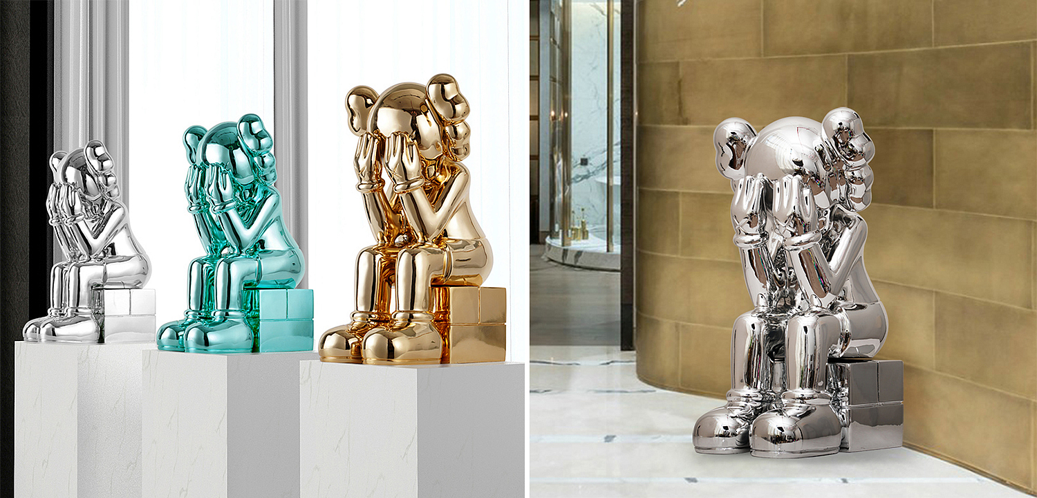 Статуэтка KAWS Passing Through Silver Статуэтка KAWS Passing Through Silver - Loft-Concept в Саратове
