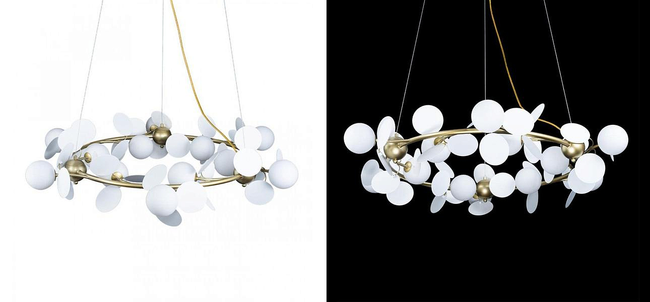Люстра MATISSE Chandelier circle White диаметр 105 Люстра MATISSE Chandelier circle White диаметр 105 - Loft-Concept в Саратове