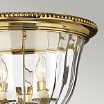 Потолочный светильник цвета латунь с прозрачным плафоном в форме чаши Hinkley варинант исполнения - 11 | Loft Concept в Саратове