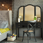 Туалетный столик Stylish Black варинант исполнения - 2 | Loft Concept в Саратове