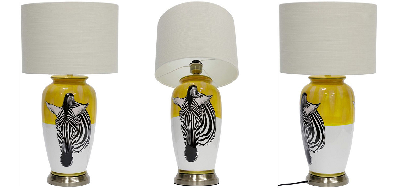 Настольная лампа Zebra head Table lamp Настольная лампа Zebra head Table lamp - Loft-Concept в Саратове