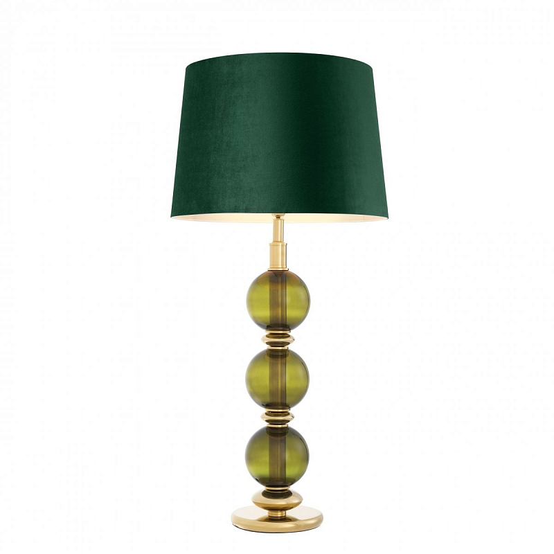Настольная лампа Eichholtz Table Lamp Fondoro Глянцевое золото Зеленый Настольная лампа Eichholtz Table Lamp Fondoro Глянцевое золото Зеленый в Саратове | Loft Concept