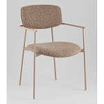 Стул Doe с подклокотниками коричневый варинант исполнения - 1 | Loft Concept в Саратове