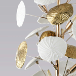 Торшер в виде белых и золотых цветов Bouquet of Light варинант исполнения - 3 | Loft Concept в Саратове