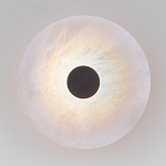 Бра светодиодный с мраморным рассеивателем черный  варинант исполнения - 1 | Loft Concept в Саратове