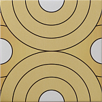 Дизайнерская плитка с узором Диски варинант исполнения - 2 | Loft Concept в Саратове