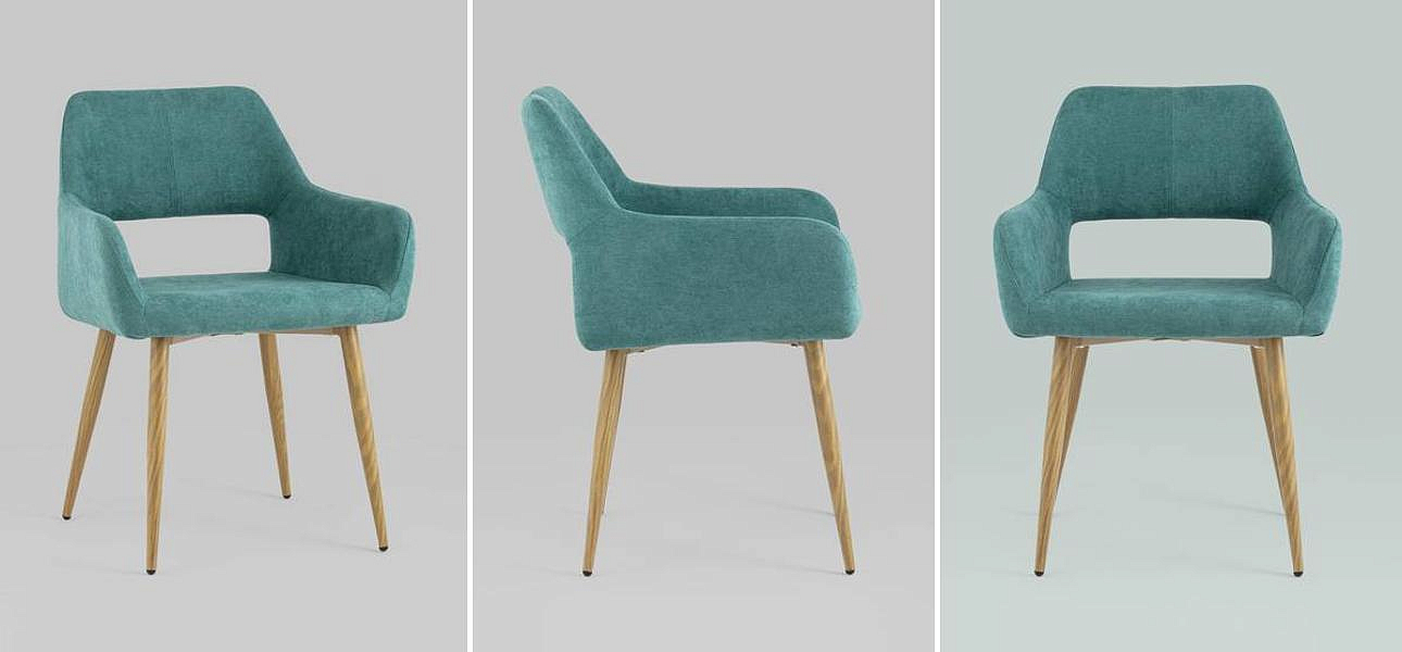 Стул NEASAN Chair Бирюзовый Цвет Стул NEASAN Chair Бирюзовый Цвет - Loft-Concept в Саратове