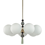 Люстра со вставками из керамики SkyEast 7 ламп варинант исполнения - 1 | Loft Concept в Саратове