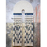 Настенное украшение из нитей Корона с кисточками Crown Wall Hanging варинант исполнения - 1 | Loft Concept в Саратове