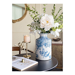 Ваза с мотивами цветущего сада с попугаями Vase Inspired by Nature варинант исполнения - 5 | Loft Concept в Саратове