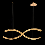 Люстра волнистой формы с фактурным хрустальным плафоном Light Delight варинант исполнения - 2 | Loft Concept в Саратове