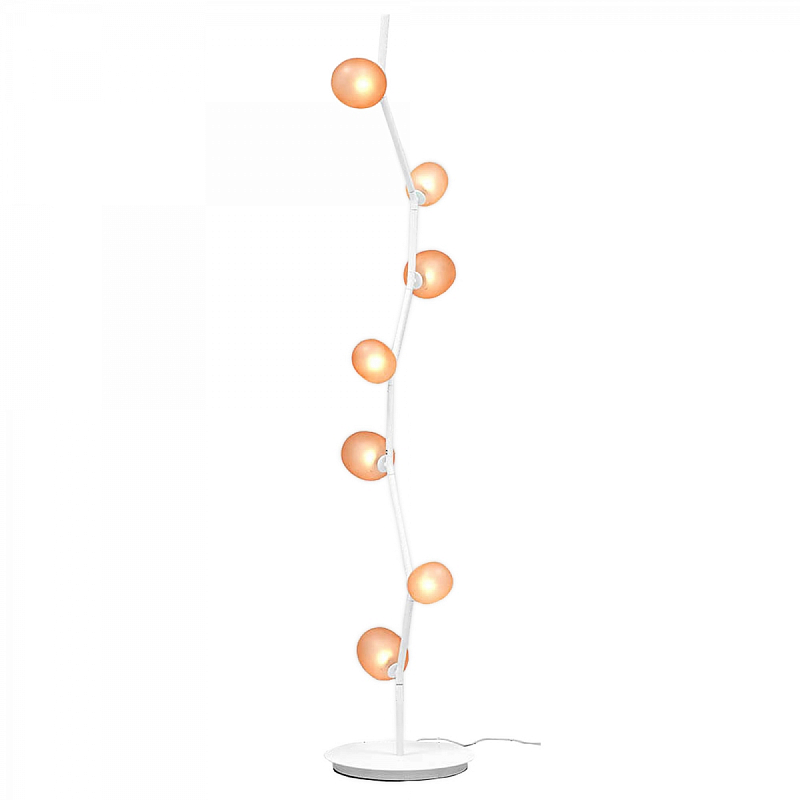 Торшер Conol Floor lamp Белый Янтарь (Amber) Торшер Conol Floor lamp Белый Янтарь (Amber) в Саратове | Loft Concept