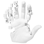 Декоративная статуэтка в виде руки Disintegrating Fragments Hand Statuette варинант исполнения - 1 | Loft Concept в Саратове