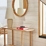 Зеркало круглое в раме из ротанга Wickerwork варинант исполнения - 5 | Loft Concept в Саратове