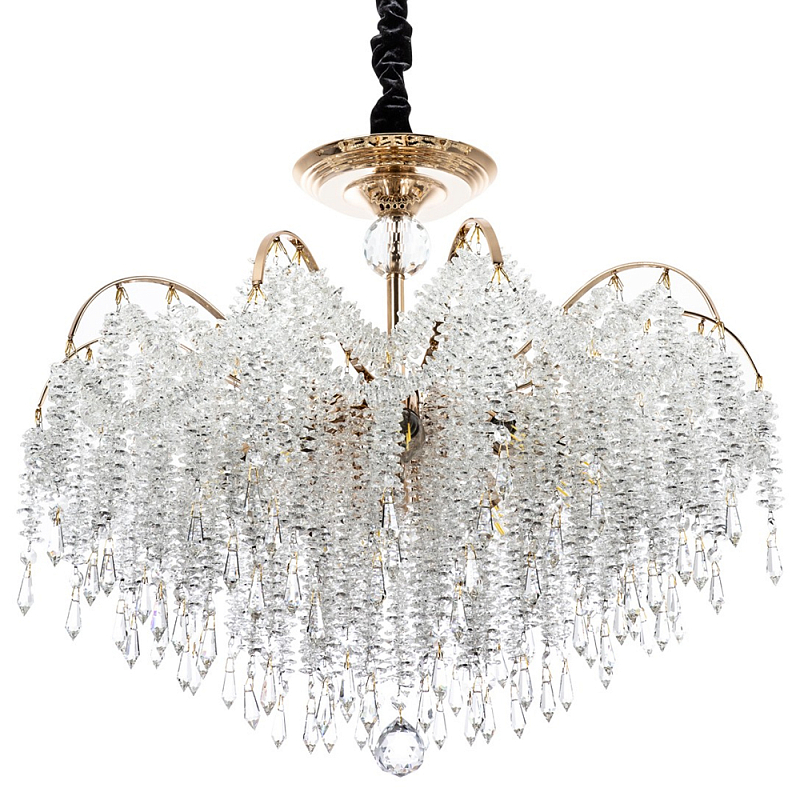 Люстра с хрустальными подвесками Crystal Classic Fairytree Chandelier 12 Золотой Прозрачное Стекло Люстра с хрустальными подвесками Crystal Classic Fairytree Chandelier 12 Золотой Прозрачное Стекло в Саратове | Loft Concept