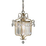 Люстра подвесная со стеклянными подвесками Feiss варинант исполнения - 1 | Loft Concept в Саратове