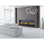 Люстра подвесная круглая золотого цвета с белыми изогнутыми световыми линиями Luke Lampco Tracer Lamp варинант исполнения - 12 | Loft Concept в Саратове