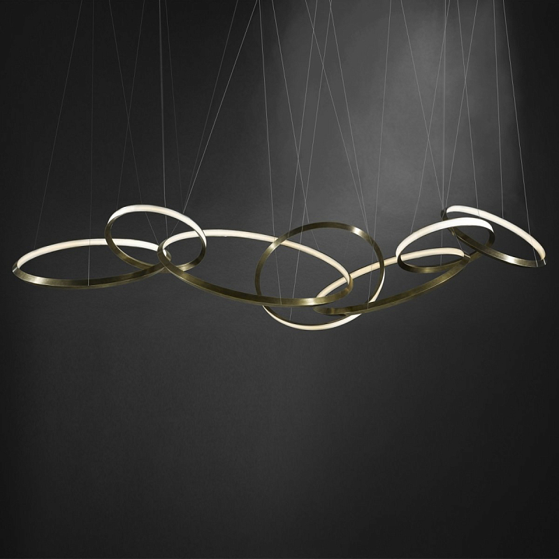 Люстра Christopher Boots ORACLE Seven Rings Темная бронза Люстра Christopher Boots ORACLE Seven Rings Темная бронза в Саратове | Loft Concept