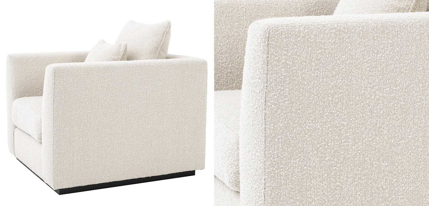 Кресло Eichholtz Chair Taylor Boucle cream Кресло Eichholtz Chair Taylor Boucle cream - Loft-Concept в Саратове