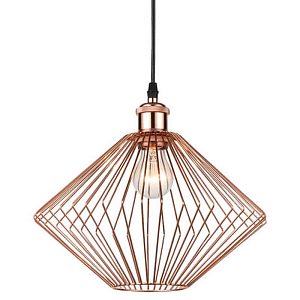 Подвесной светильник Loft Wire Cage pink gold