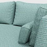 Мебельная ткань Шенилл бирюзовый цвет 142 см T4-61 варинант исполнения - 8 | Loft Concept в Саратове