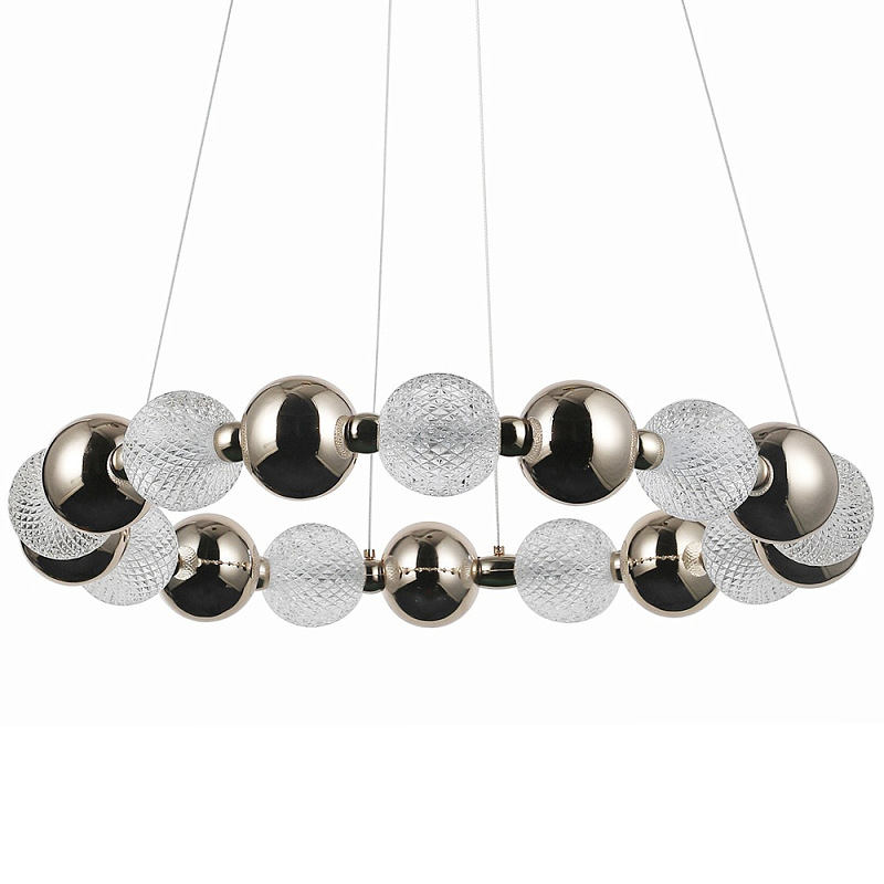 Светодиодная кольцевая люстра Crystal Globule Chrome Chandelier Gold Глянцевое золото Прозрачный Светодиодная кольцевая люстра Crystal Globule Chrome Chandelier Gold Глянцевое золото Прозрачный в Саратове | Loft Concept