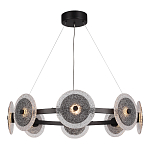 Люстра с плафонами из фактурного двойного стекла Heterochromia варинант исполнения - 4 | Loft Concept в Саратове