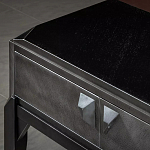 Консоль прямоугольная серая с 4-мя выдвижными ящиками Grany варинант исполнения - 5 | Loft Concept в Саратове