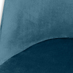 Барный стул вращающийся со спинкой Синий Велюр Vendramin Chair варинант исполнения - 4 | Loft Concept в Саратове