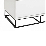 Комод белый с 3-мя ящиками Strict Lines  варинант исполнения - 4 | Loft Concept в Саратове