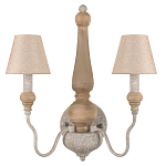 Бра с двумя конусовидными тканевыми абажурами Neighborhood варинант исполнения - 1 | Loft Concept в Саратове