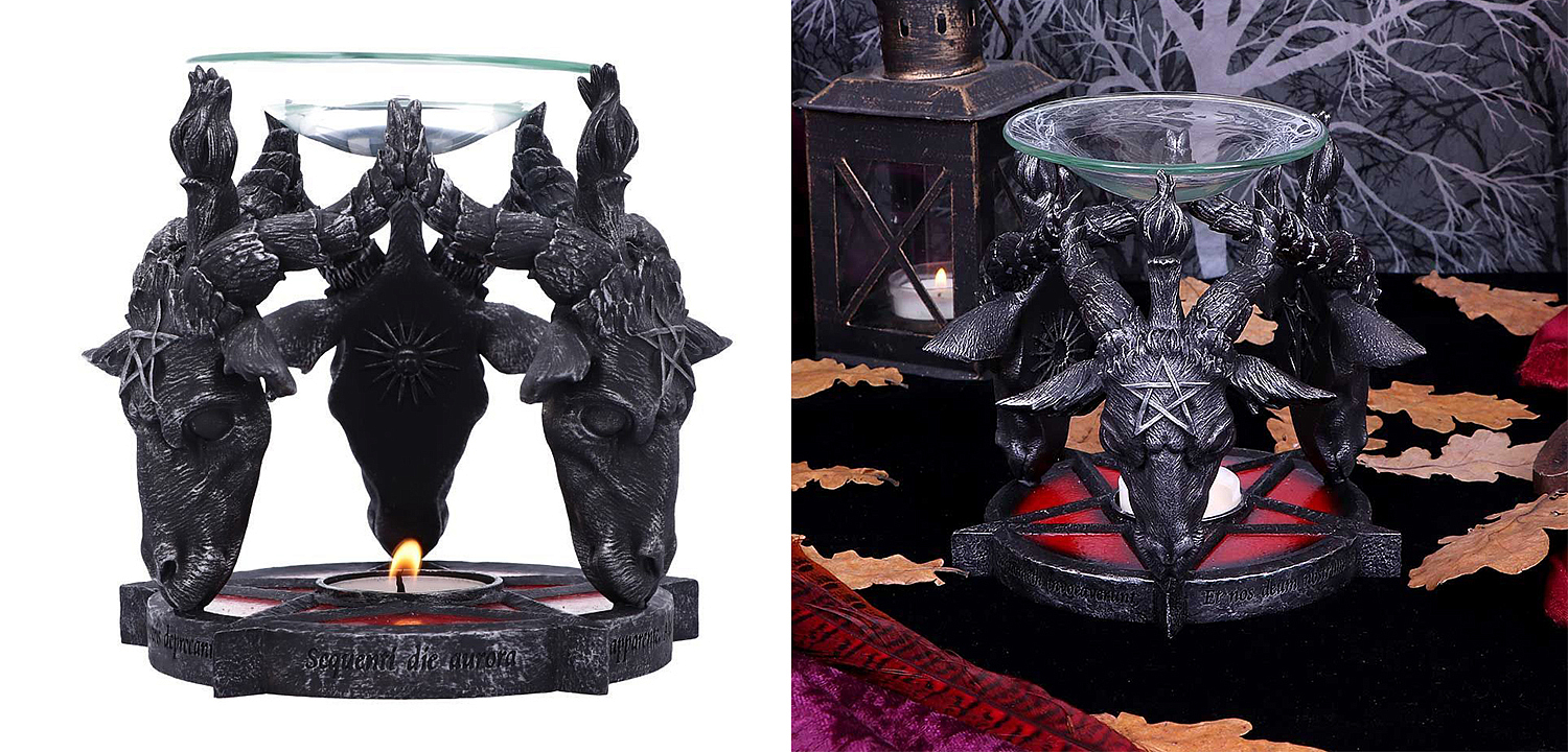 Подсвечник с чашей Baphomet Head Подсвечник с чашей Baphomet Head - Loft-Concept в Саратове