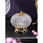 Конфетница из прозрачного рельефного стекла Eden Garden варинант исполнения - 10 | Loft Concept в Саратове