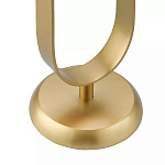 Столик приставной с овальным золотым основанием Oval Gold Base варинант исполнения - 3 | Loft Concept в Саратове