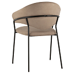 Коричневый стул с обивкой из искусственной замши Alexis варинант исполнения - 5 | Loft Concept в Саратове