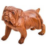 Статуэтка деревянная в виде собаки Balinese Dog 2 варинант исполнения - 1 | Loft Concept в Саратове